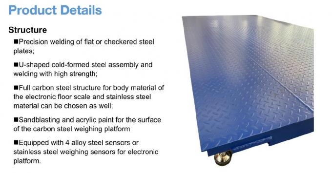 Weight Scale Machine 1t~5t Industrial Large Scale for Weighing