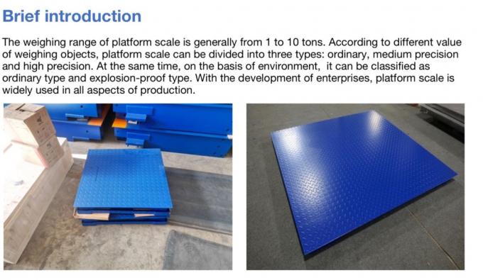 Factory Platform Small Floor Scales 1.2*1.5m 3tons with Fast Delivery