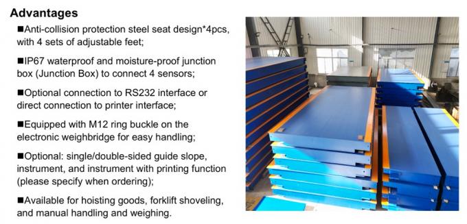 3m*16m Scs-120ton Truck Scales for Vehicle Weighing