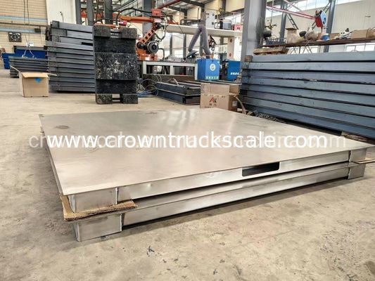                  1*1.2m Stainless Steel Platform Mobile Weighing Floor Scales with Indicator             