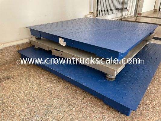                  1*1.2m Stainless Steel Platform Mobile Weighing Floor Scales with Indicator             