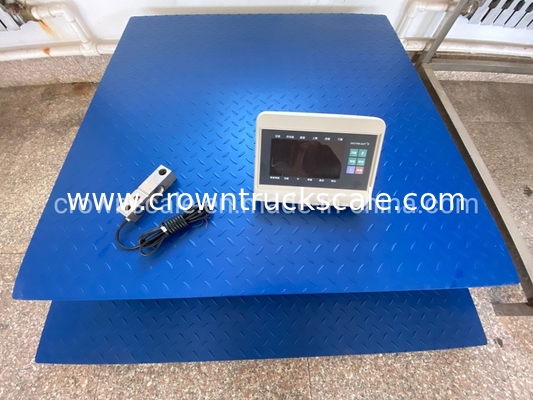                  1 Ton to 3 Ton Mini Weighbridge Digital Weighing Platform Floor Scales with Indicator and Printer             